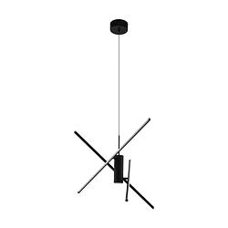 Foto van Eglo salitre hanglamp - led - ø 73 cm - zwart/wit - dimbaar