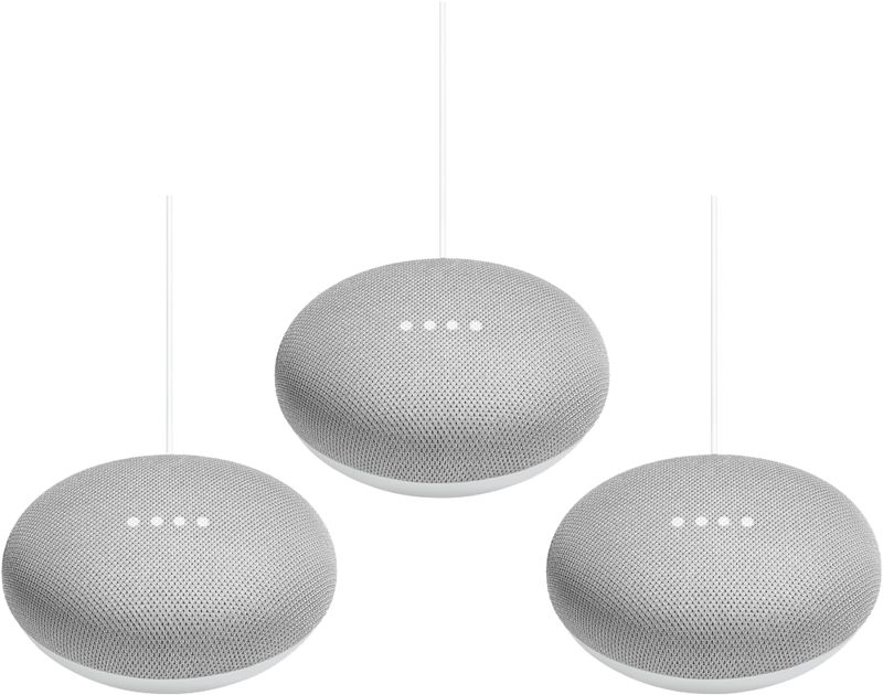 Foto van Google nest mini wit 3-pack