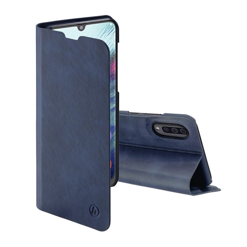 Foto van Hama booklet guard pro galaxy a21s telefoonhoesje blauw