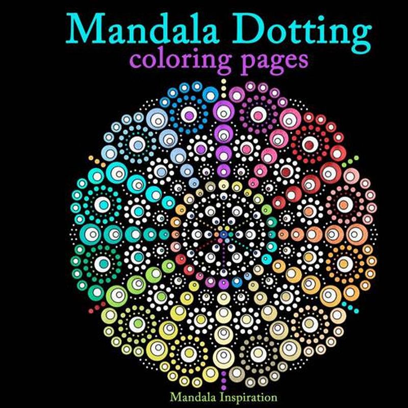 Foto van Mandala dotting