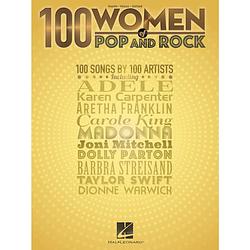 Foto van Hal leonard 100 women of pop and rock voor piano, zang en gitaar