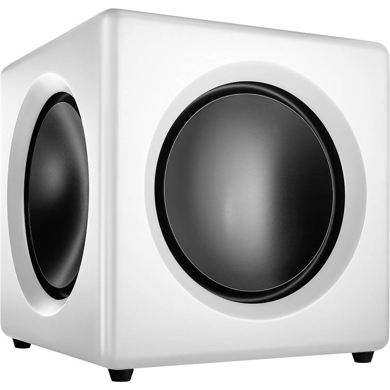 Foto van Wavemaster fusion hifi subwoofer wit 200 w 30 hz - 180 hz