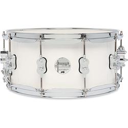 Foto van Pdp drums concept maple pearlescent white lacquer 14 x 6.5 inch snaredrum