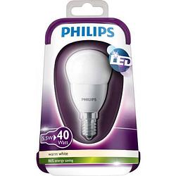 Foto van Philips led kogellamp 5,5w e14 40w warm wit mat