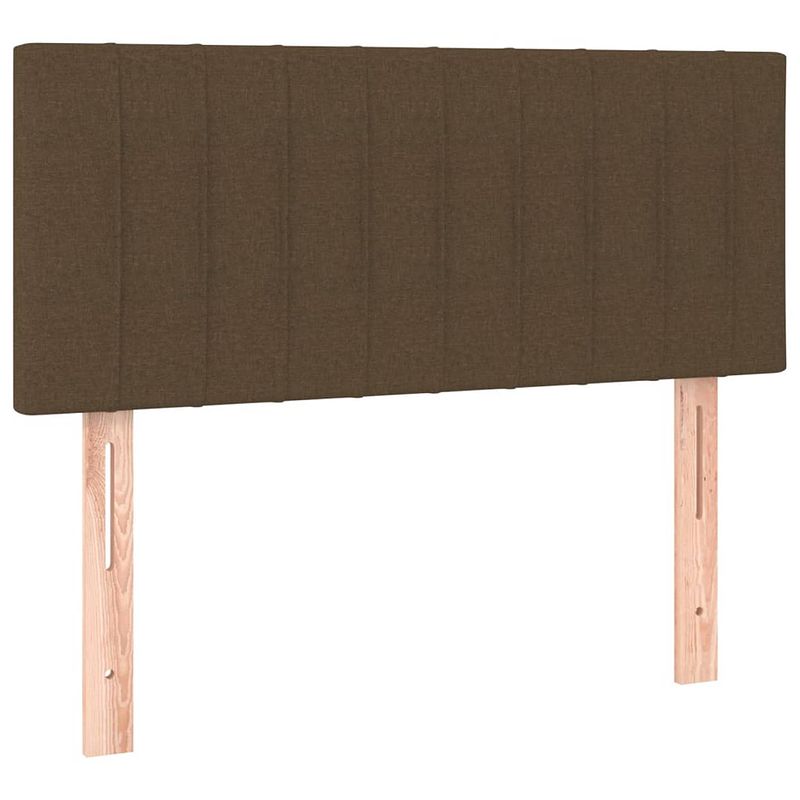 Foto van The living store hoofdbord classic - bedaccessoires - 100 x 5 x 78/88 cm - donkerbruin