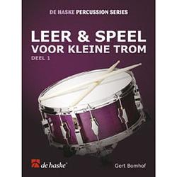 Foto van De haske leer & speel deel 1 voor kleine trom lesboek voor snare drum