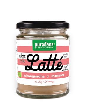 Foto van Purasana latté ashwagandha & cinnamon biologisch