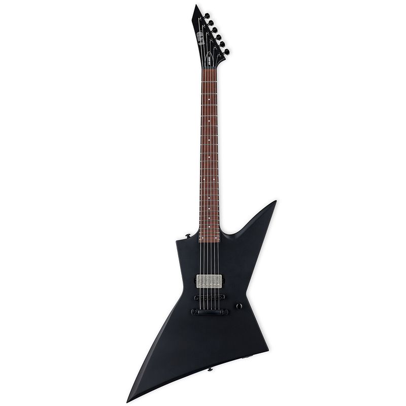 Foto van Esp ltd ex-201 black satin elektrische gitaar