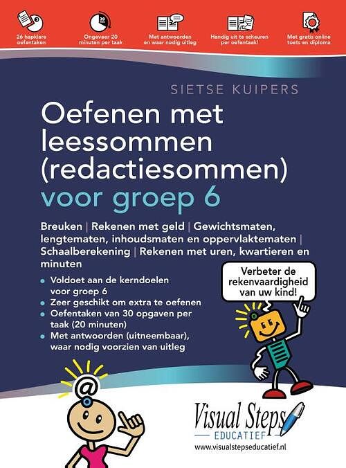 Foto van Oefenen met leessommen (redactiesommen) voor groep 6 - sietse kuipers - paperback (9789059057746)