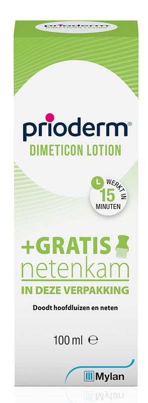 Foto van Prioderm dimeticon lotion tegen luizen en neten 100ml bij jumbo