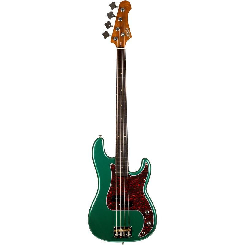 Foto van Jet guitars jpb-300 sherwood green elektrische basgitaar