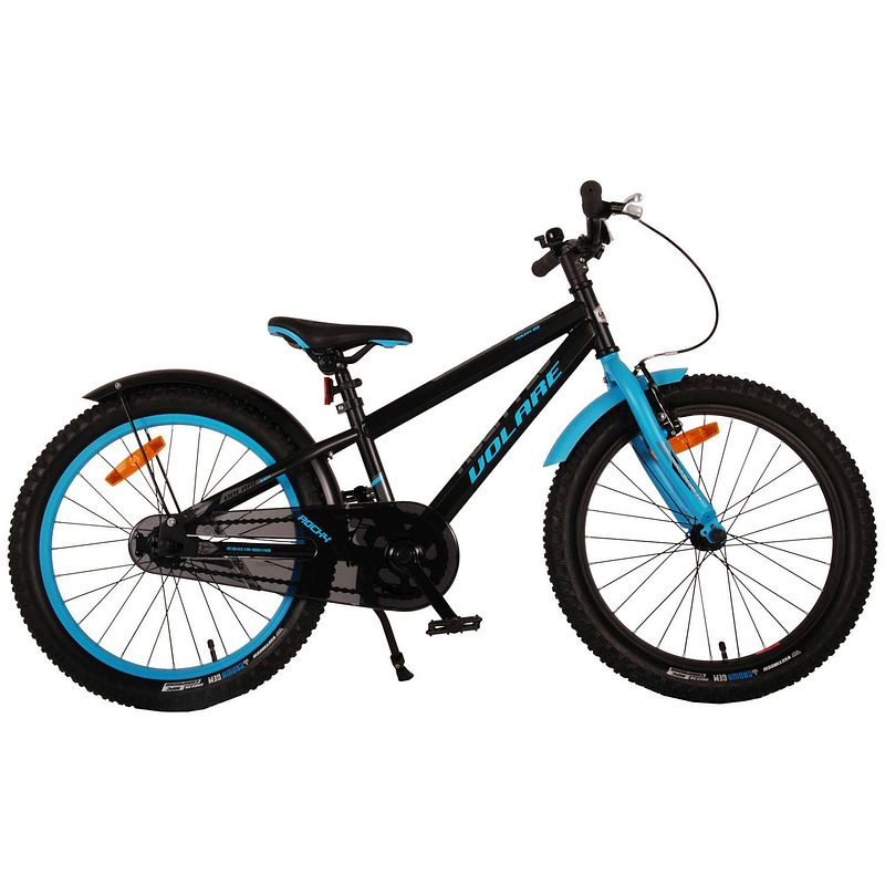 Foto van Volare jongensfiets rocky 20 inch 26,7 cm junior terugtraprem zwart/blauw