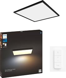 Foto van Philips hue aurelle paneellamp white ambiance groot vierkant zwart