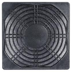 Foto van Cooltek gitter 80 filter pc-ventilatorrooster met filter zwart (b x h) 80 mm x 80 mm