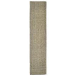 Foto van The living store sisal vloerkleed - 80 x 350 cm - taupe - 100% sisal