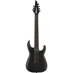 Foto van Jackson pro plus series dk modern mdk7 ht eb satin black 7-snarige elektrische gitaar met gigbag