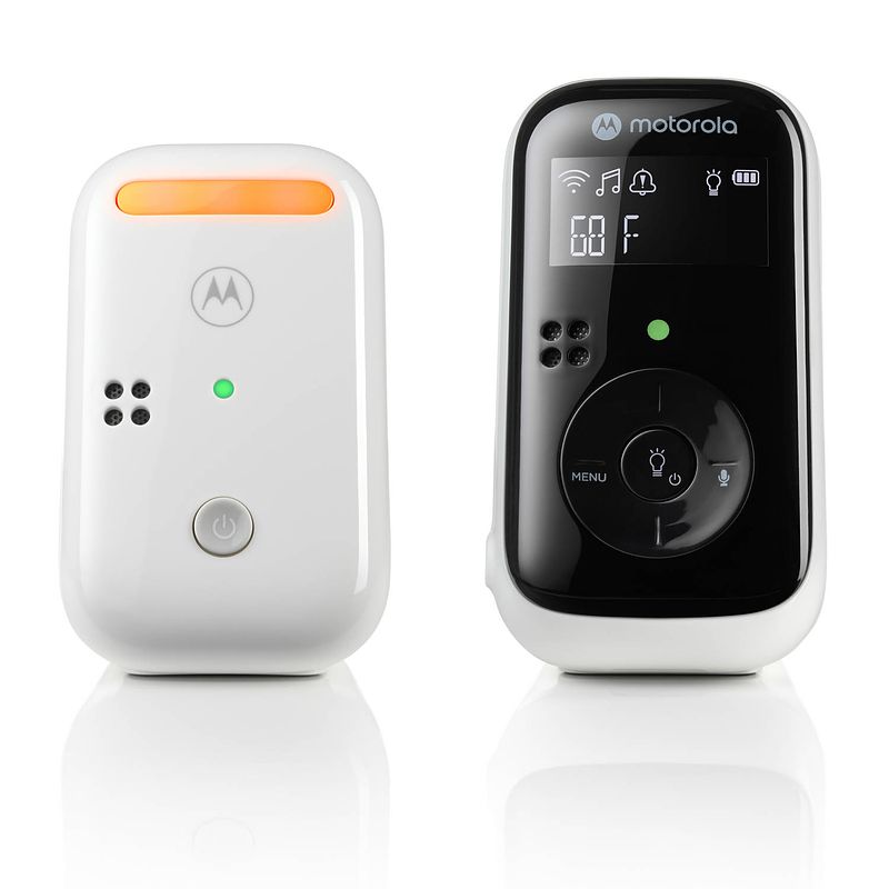 Foto van Motorola baby monitor pip11 - 300 m - tweewegcommunicatie - nachtlampje en slaapliedjes - wit