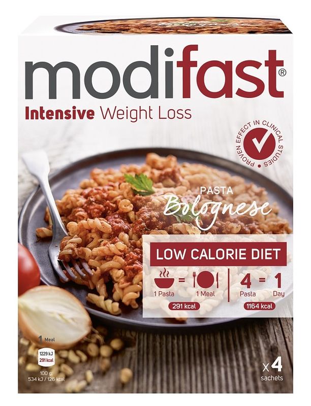 Foto van Modifast intensive weight loss pasta bolognese