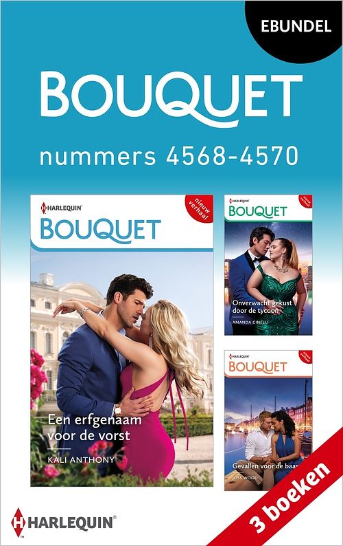 Foto van Bouquet e-bundel nummers 4568 - 4570 - kali anthony, amanda cinelli, joss wood - ebook