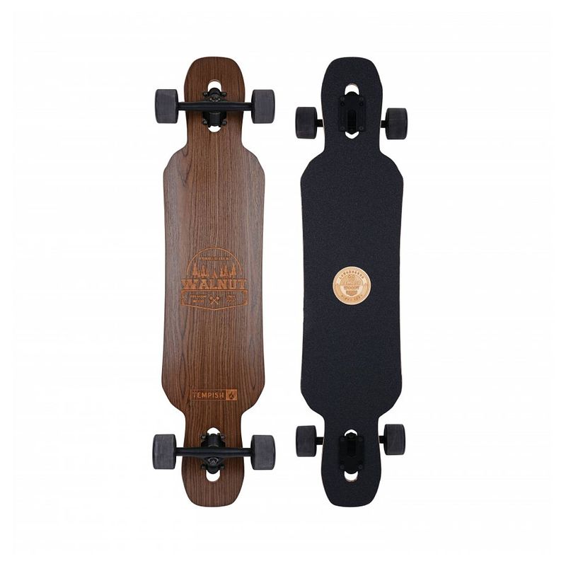 Foto van Tempish longboard walnut 99 x 21 cm zwart/bruin