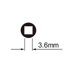 Foto van Icetoolz spaaknippelsleutel 12d3 voor 3,6 mm (vierkante nippels)