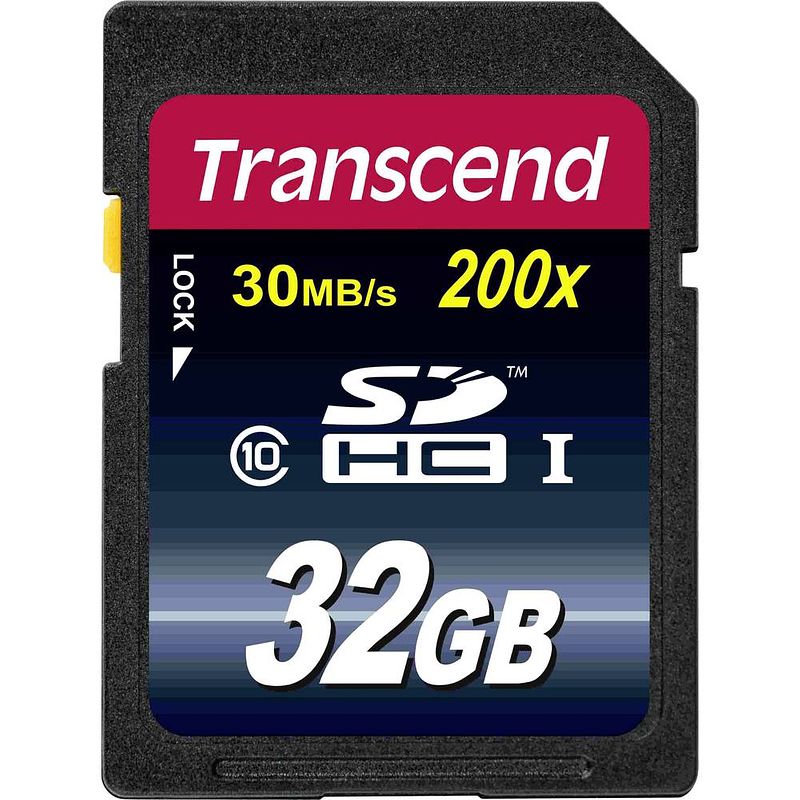 Foto van Transcend premium sdhc-kaart 32 gb class 10