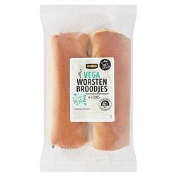 Foto van Jumbo vega worstenbroodjes 4 stuks