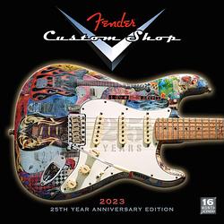 Foto van Fender 2023 custom shop calendar 25th year anniversary edition