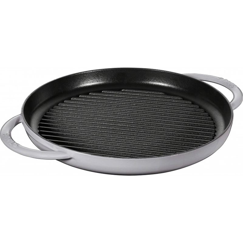 Foto van Staub grillpan - inductie - rond - ø 30 cm - grijs