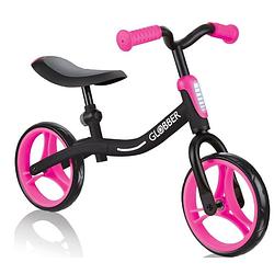 Foto van Globber go bike loopfiets 10 inch meisjes zwart/roze