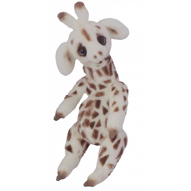 Foto van Clemens knuffelgiraffe akiko junior 25 cm pluche wit/bruin