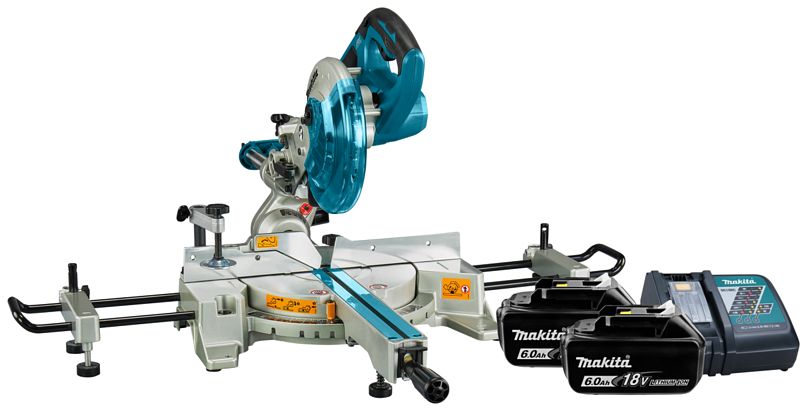 Foto van Makita dls714nz + 6,0 ah accu (2x) en lader