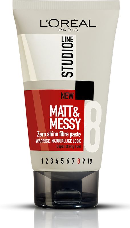 Foto van L'soréal paris studio line matt & messy fibre paste