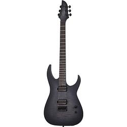 Foto van Schecter signature keith merrow km-6 mkiii legacy elektrische gitaar, transparent black burst