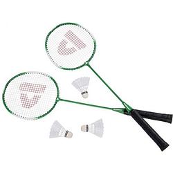 Foto van Badminton set inclusief 3 shuttles badminton - badminton racket - badminton shuttles -