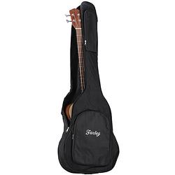 Foto van Fazley carrier d4ab deluxe gigbag voor akoestische basgitaar zwart