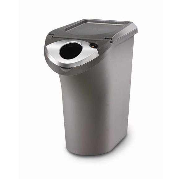 Foto van Simplehuman demo front load recycler 22,5 liter (grijs/antraciet)