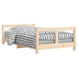 Foto van Vidaxl kinderbedframe 80x160 cm massief grenenhout