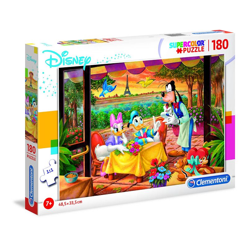 Foto van Clementoni supercolor disney legpuzzel 180 stukjes