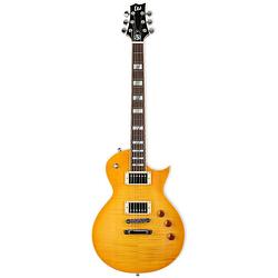 Foto van Esp ltd as-1 lemon burst alex skolnick signature elektrische gitaar met koffer