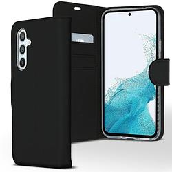 Foto van Accezz industry packed wallet softcase bookcase samsung galaxy a54 (5g) telefoonhoesje zwart