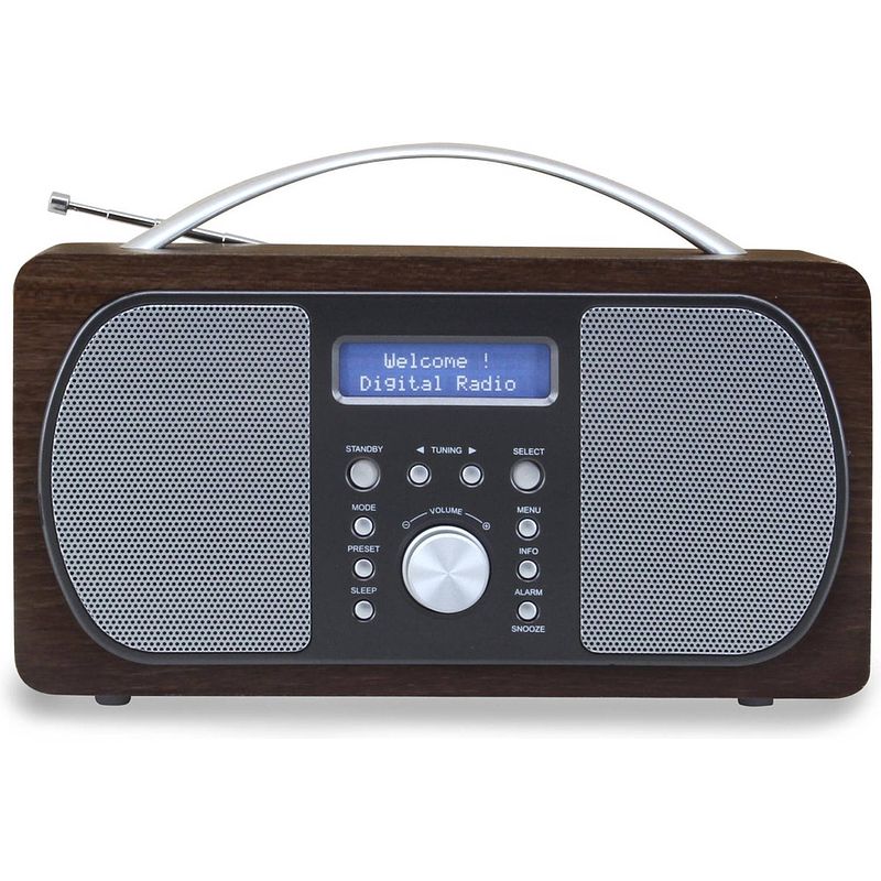 Foto van Soundmaster dab600dbr - dab+/fm-radio met voorkeuzezenders en wekfunctie