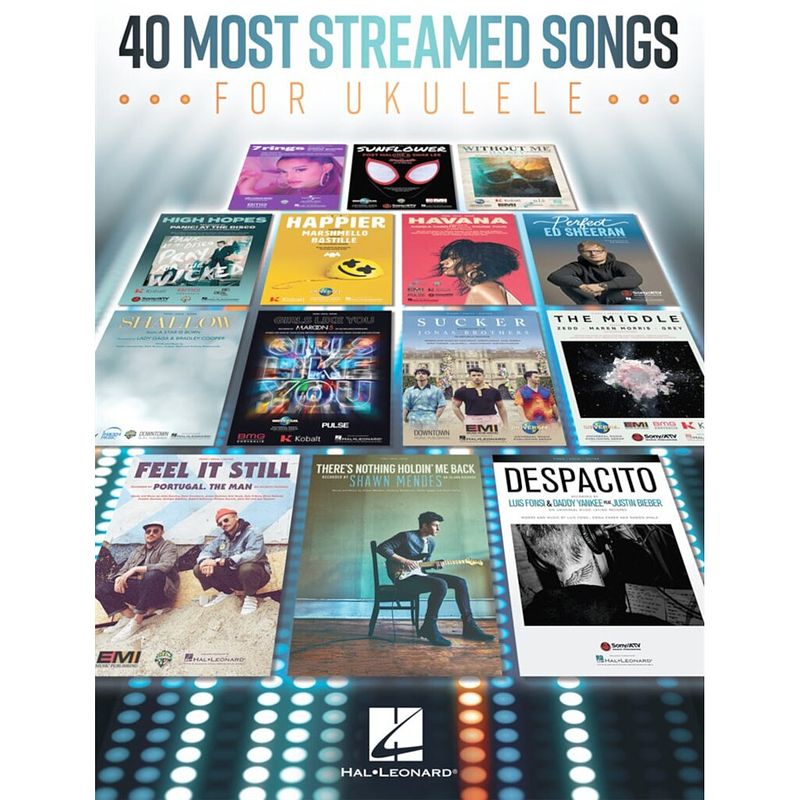 Foto van Hal leonard 40 most streamed songs for ukulele