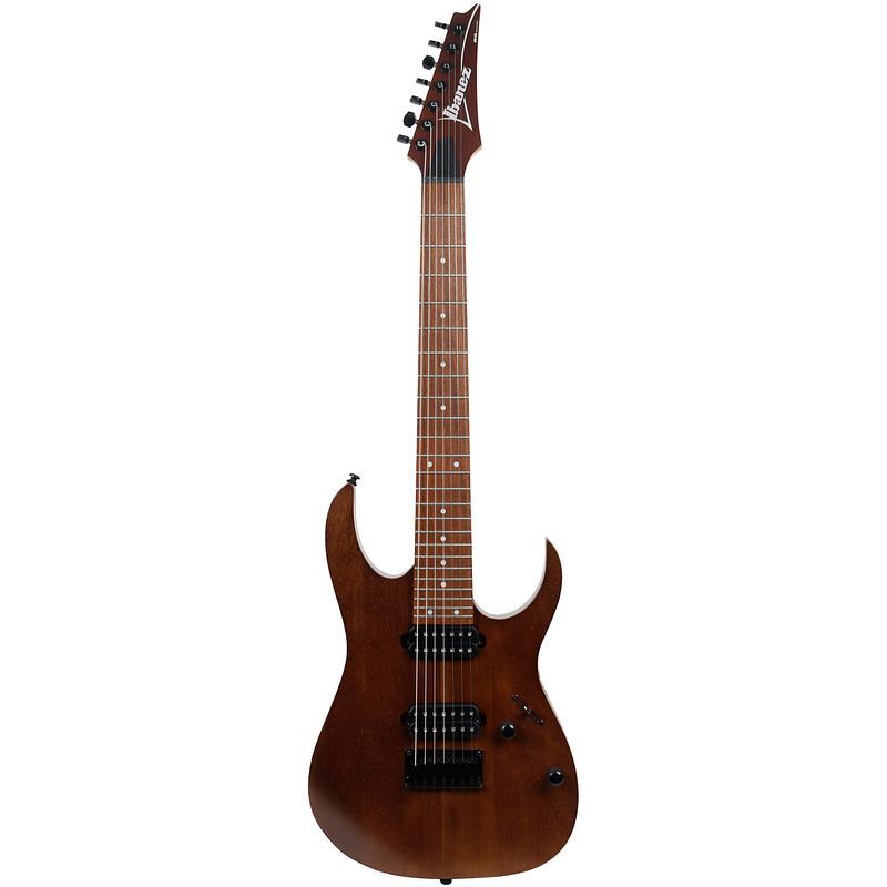 Foto van Ibanez rg7421 walnut flat 7-snarige elektrische gitaar