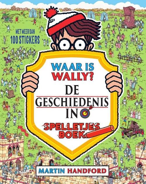 Foto van De geschiedenis in spelletjesboek - martin handford - paperback (9789002276125)