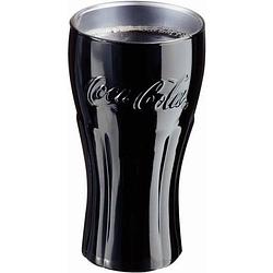 Foto van Luminarc coca cola glazen - 37 cl - zwart - set-4