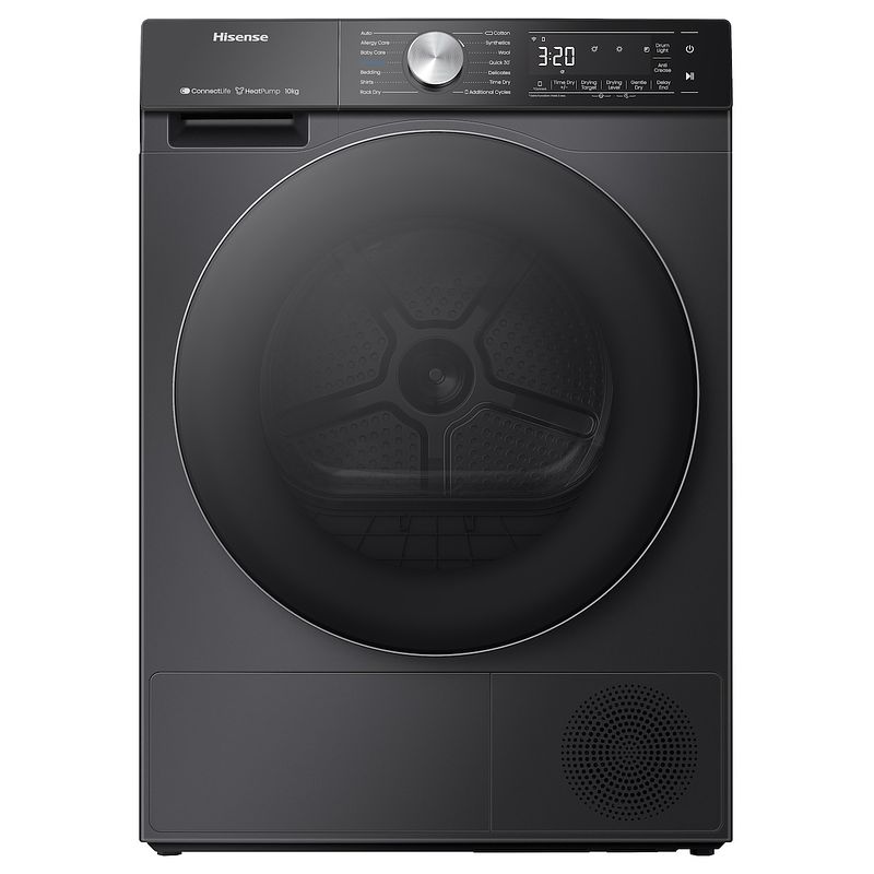 Foto van Hisense dh5s102bb warmtepompdroger zwart