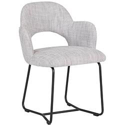 Foto van Must living arm chair vista,81x60x59 cm, polaris light grey