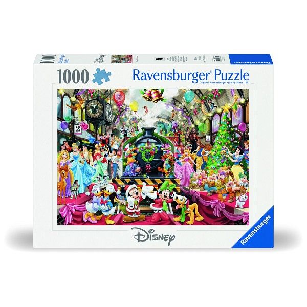 Foto van Ravensburger puzzel disney all aboard for christmas 1000