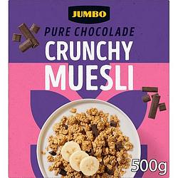 Foto van Jumbo crunchy muesli pure chocolade 500g